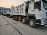 HOWO 8x4 371hp Heavy Duty Dump Truck 12 Wheeler With ZF8098 Steering And HW19710