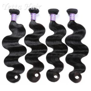 Wholesale Natural Black 7A Virgin Hair / Unprocessed Human Hair Extensions No Lice from china suppliers