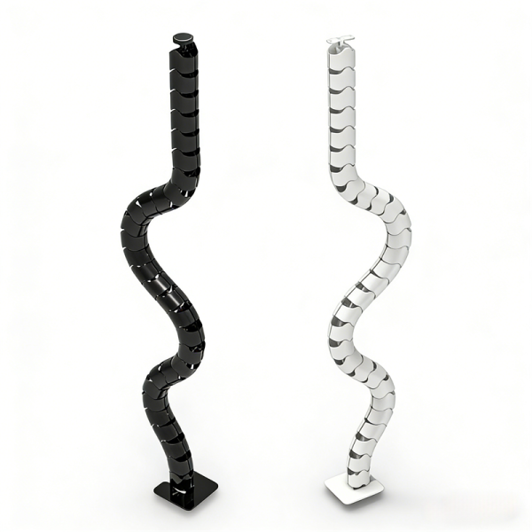 Adjustable Desk Vertebrae Cable Manager Organizer Spine Quad Entry
