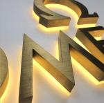 Customized 3d logo signboard store backlit letter sign led outdoor indoor