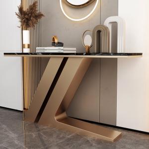 Wholesale Width 45cm Entrance Console Table Stainless Steel Entryway Table from china suppliers