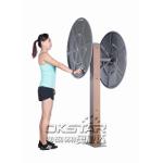 fitness equipment for elderly wood fitness equipment park exercise wheel for old