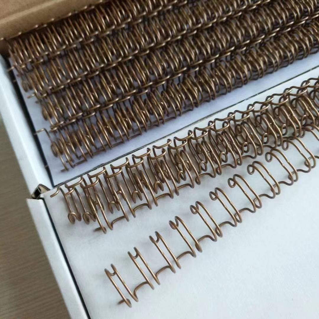 Nylon Coated Steel 1/4" - 1-3/4" Twin Loop Wire O Binding For Notebook