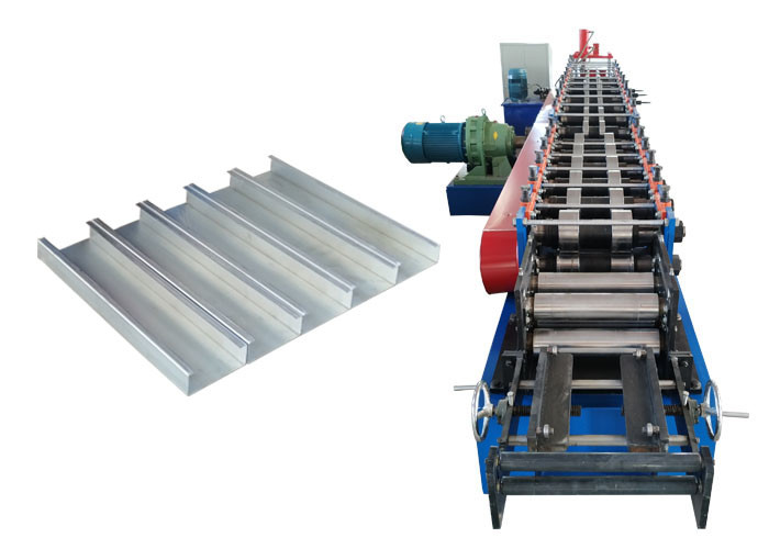 Cold C Z Purlin Roll Forming Machine Fast Changed Size For Steel Construction