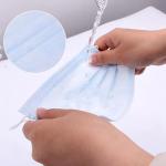 White Blue Disposable Non Woven Face Mask , Surgical Mouth Mask Personal Use