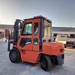 New Diesel Forklift Truck 3500kgs 3.5 Ton Forklift Diesel With Cabin