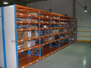 Wholesale 7 Level Stainless Steel Shelving With Side Panel Blue / Orange / Grey Color from china suppliers