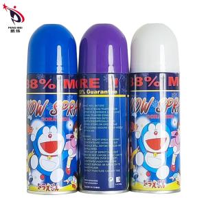 Wholesale Fashion Non Flammable Colorful Foam Snow Spray 250ml For Birthday from china suppliers