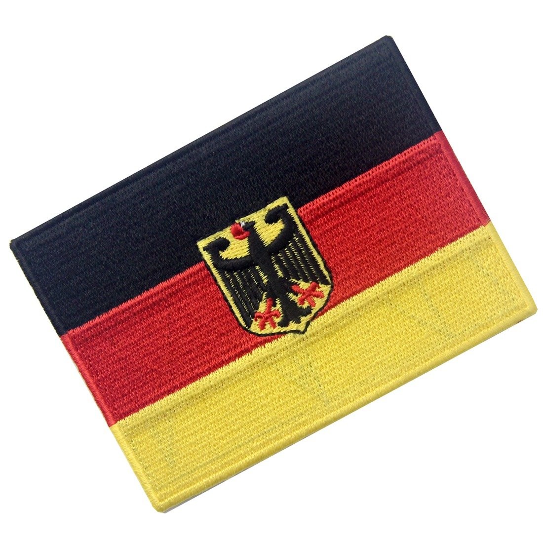 Canda Sew On Iron On Flag Patches Embroidery , Washable 3D Clothing Brand Patches