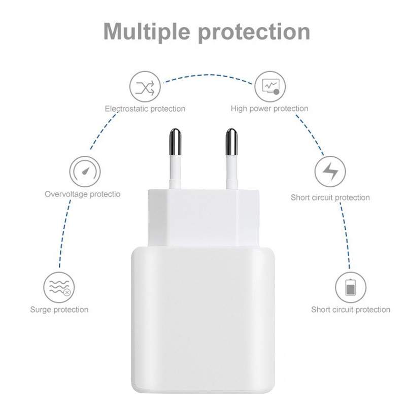 10W GaN USB Charger Mobile Phone Charging US EU Plug USB Wall Power Adapter