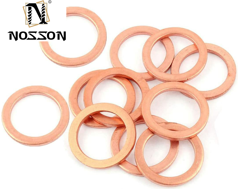 Mining Custom Red Copper Washer Thin Metal Brass Flat Washer M3 M4 M5 M6 M8 M10 M12 M14 M16 M18 M20 M22 M24 M27 M30
