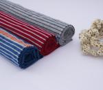 Simple Beautiful Wear-Resistant Breathable Striped Material Fabric For Casual