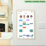 Uitra-narrow Frame Digital Family Wall Calendar , Online Monthly Digital Family