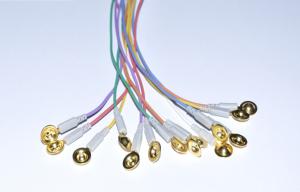 Wholesale Low Noise Gold Plated Cup EEG Electrodes For Medical Brainwave Recording from china suppliers