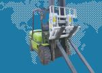 6 Ton Forklift Attachment Hinged Forklift Fork Carriage