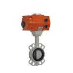 Soft Sealed Explosion Proof Electric Actuator Wafer Connection Butterfly Valve