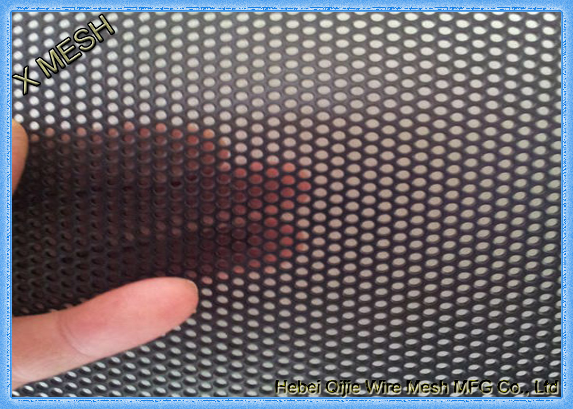 Perforated Aluminium security door mesh-P00002