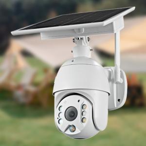 China 4G Solar Powered Motion Detector Camera Wireless Outdoor 2K 4MP PTZ APP Control on sale