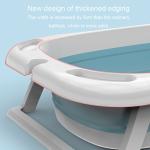 BPA Free Foldable Plastic Infant Bathtub Comfortable Childrens Bathtub