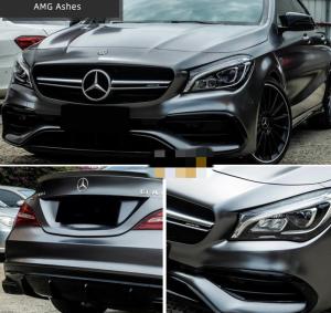Wholesale Slideable PET AMG Ashes Heat Proof Matte Car Vinyl Wrap Roll 140gsm from china suppliers