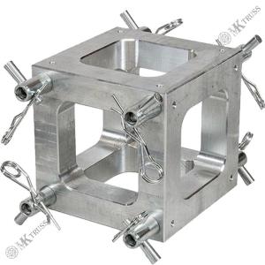 Wholesale 290mm 400mm Aluminum Alloy Square Truss 3 Ways Corner Junction Box with Accessories from china suppliers
