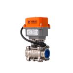 20NM Miniature Size IOT Electric Actuator For Stainless Steel Thread Type Ball