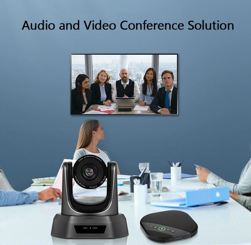 Conference System Video Conference Camera 10X Optical Zoom and Speakerphone