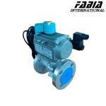 Flanged Connection Pneumatic 304 Stainless Steel Ball Valve Two Piece
