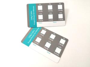 Wholesale Personalised PVC Business Cards With Writting Area For Lottery / Shop from china suppliers