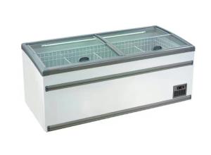 Wholesale Refrigerated Display Supermarket Island Freezer For Bread European Style from china suppliers
