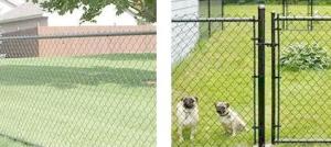 Wholesale Vinyl Coated Chain Link Wire Mesh For Fence Used In Residential Commercial Industrial Areas from china suppliers