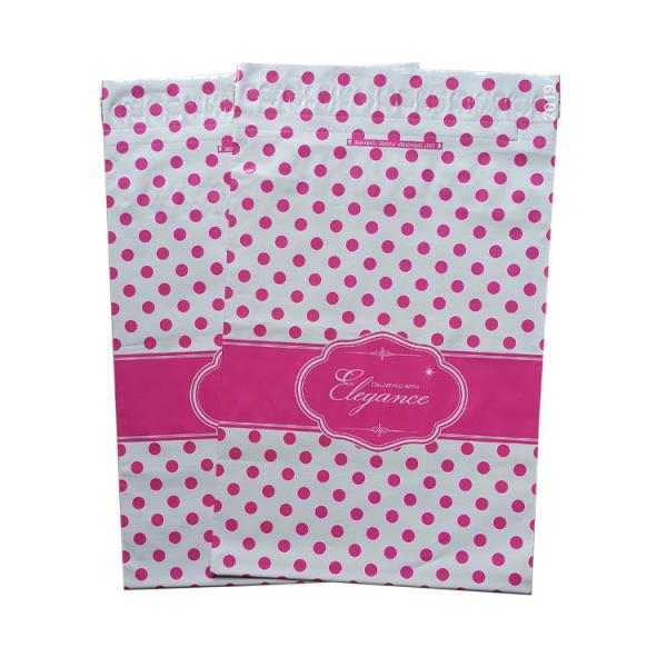 Low moq 10x13in thank you poly bags non-woven printed bags plastic mailbags