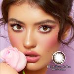 ODM Realistic Circle Black Rim Contact Lenses 14.5mm For Big Eyes