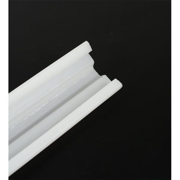 Extruded Square PVC Decorative Profile PC PVC Diffuser Pipe Plastic Customized