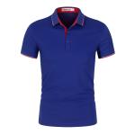 Wholesale Men's Customizable Golf Sportswear Polo Shirt 100% Cotton Polo T-Shirt