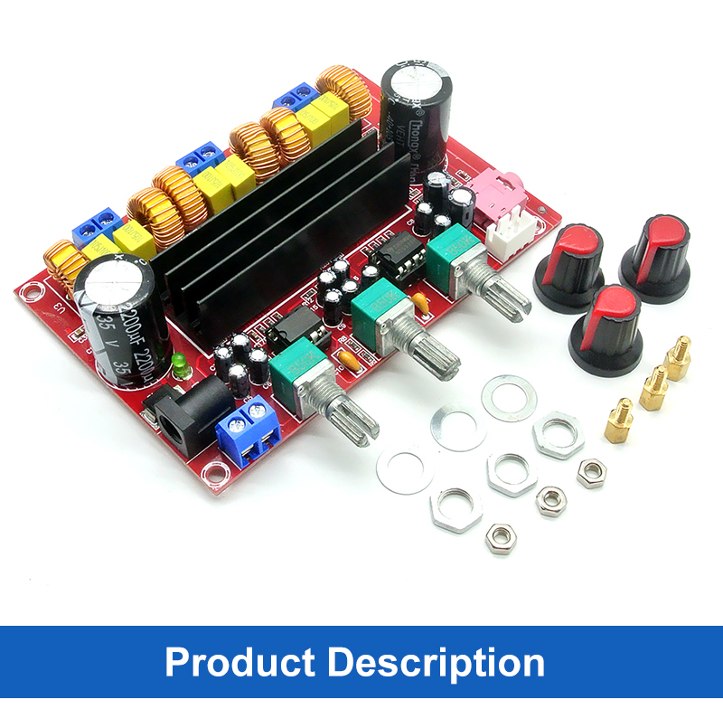 CA-3116P 2*50W+100W Digital Amplifier Board High-Performance Linear Audio Amplifiers TPA3116D2