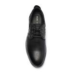 Antiodor Mens Black Leather Casual Shoes 44 45 46 Size
