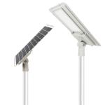 UV Protected Lenses Solar Street Light with IP66 Waterproof 100W 200W 160lm/w CE