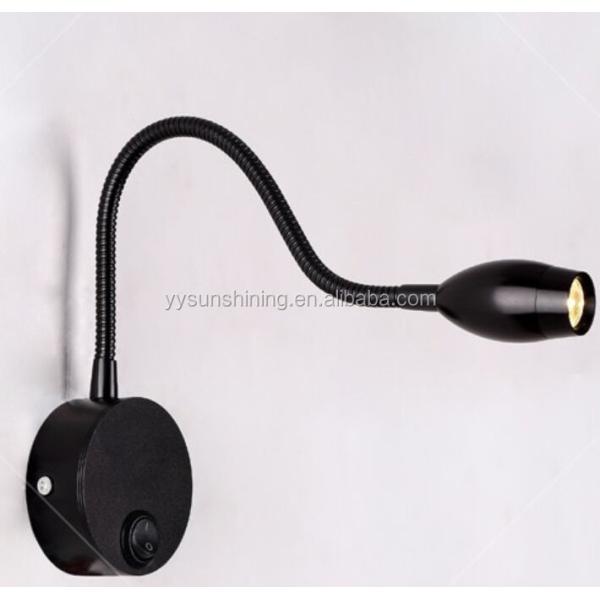 Gooseneck Reading Light Bedroom Wall Lamp for Modern Indoor Art Decoration IP65 Home
