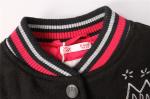 PU Sleeve Ladies Black Bomber Jacket 10A 12A 14A Sample free
