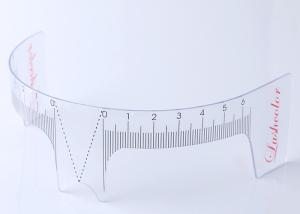 Wholesale Permanent Makeup Tattoo Accessories Microblading Plastic Eyebrow Ruler 22 CM from china suppliers