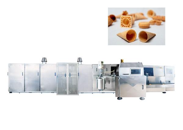 Professional Waffle Ice Cream Cone Maker , Sugar Manufacturing Machines 1 Year
