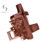 Customized Copper Color PP Plastic Coffin Hardware Manufacturer Direct Sales 12#