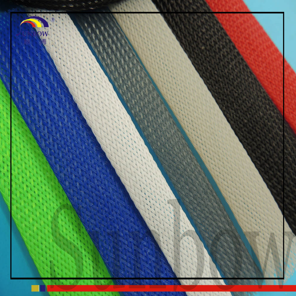 Braided Expandable Sleeving / expandable sleeve PET braided cable protection
