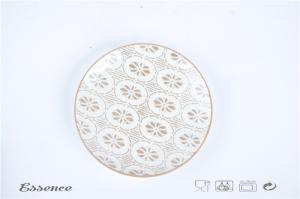 Wholesale Round Shape Porcelain Dinner Plates 11&quot; Large Pad Painted For Restaurant / Home from china suppliers