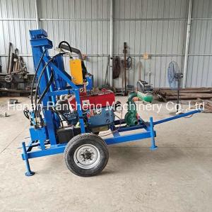 Wholesale Portable Drilling Rotary 22HP Diesel Hydraulic Well Drilling Rig Small Well Drilling Machine from china suppliers