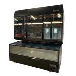 Frozen/Beverage Storage Commercial Dual Temperature Refrigerator Island Cabinet
