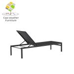 Aluminum Frame Outdoor Sun Lounger All Weather Chaise Lounge for Poolside