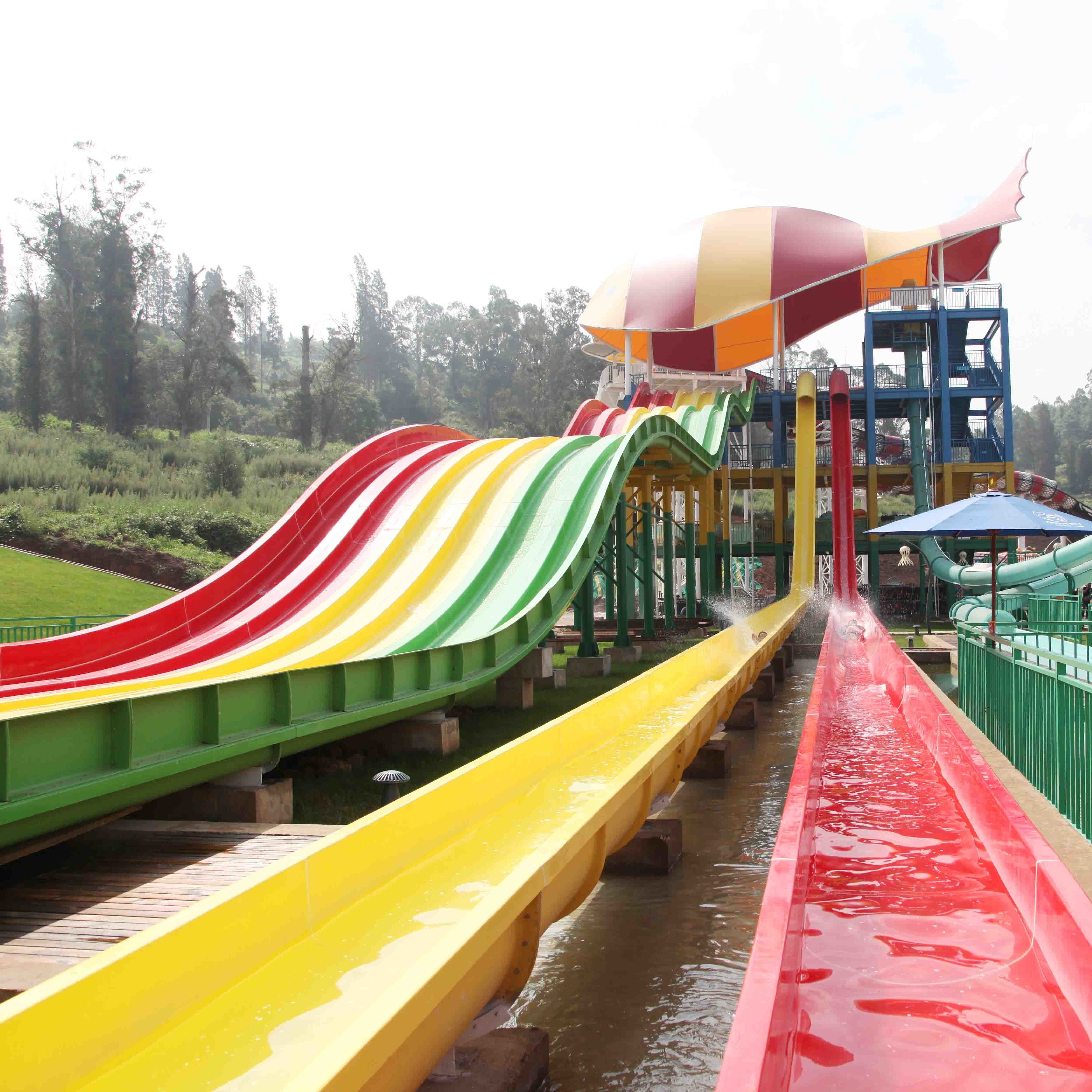 General Water Park Item Custom Water Slides , High Speed Adult Plastic Water Slide