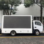 Dongfeng 4x2 Led Mobile Truck With Light Box Covered Glass And Outdoor LED
